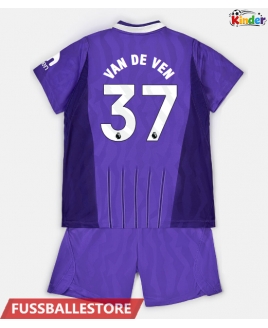 Günstige Tottenham Hotspur Micky van de Ven #37 3rd trikot Kinder 2026-27 Kurzarm (+ Kurze Hosen)